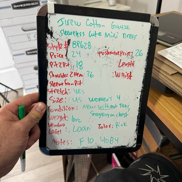 J Crew Cotton Gauge Sleeveless Cute Mini Dress US Women's 4 New - Picture 7 of 7